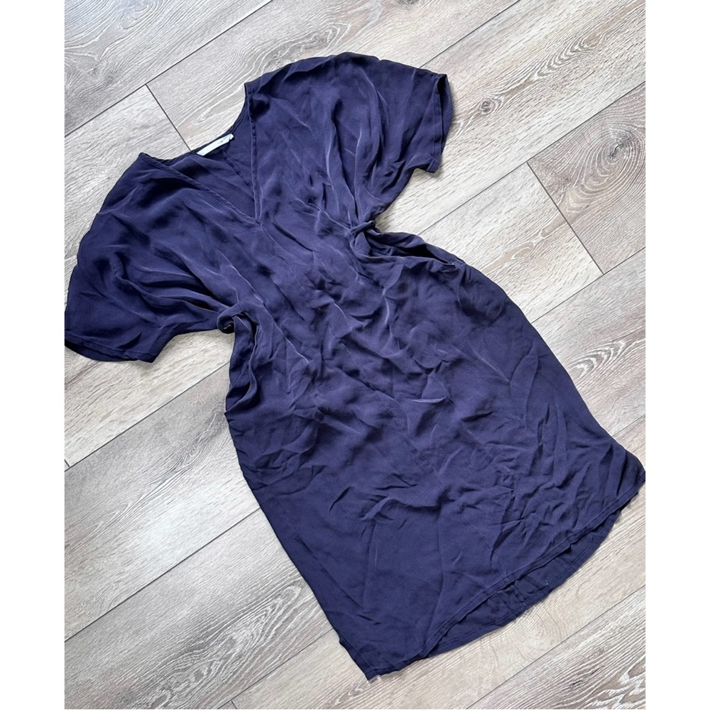 Elaine Kim Deep Purple Silk Mini Dress *Read*